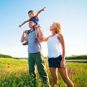 Family happy